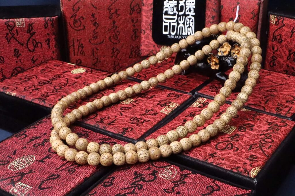 台灣德榕藏品｜精品原生態陰皮星月菩提10x9mm桶珠108顆| TIBUKKYO德榕藏品