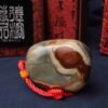 台灣德榕藏品｜原礦阿拉善瑪瑙吊墜 65.3mm 厚36.9mm