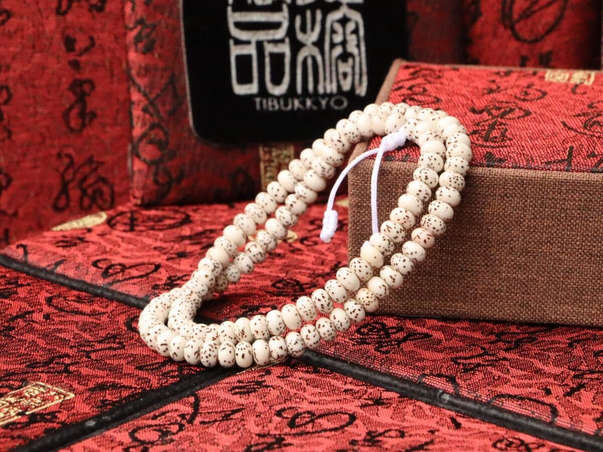 Tibukkyo德榕藏品｜4A+星月菩提5x6mm桶珠108顆｜素珠