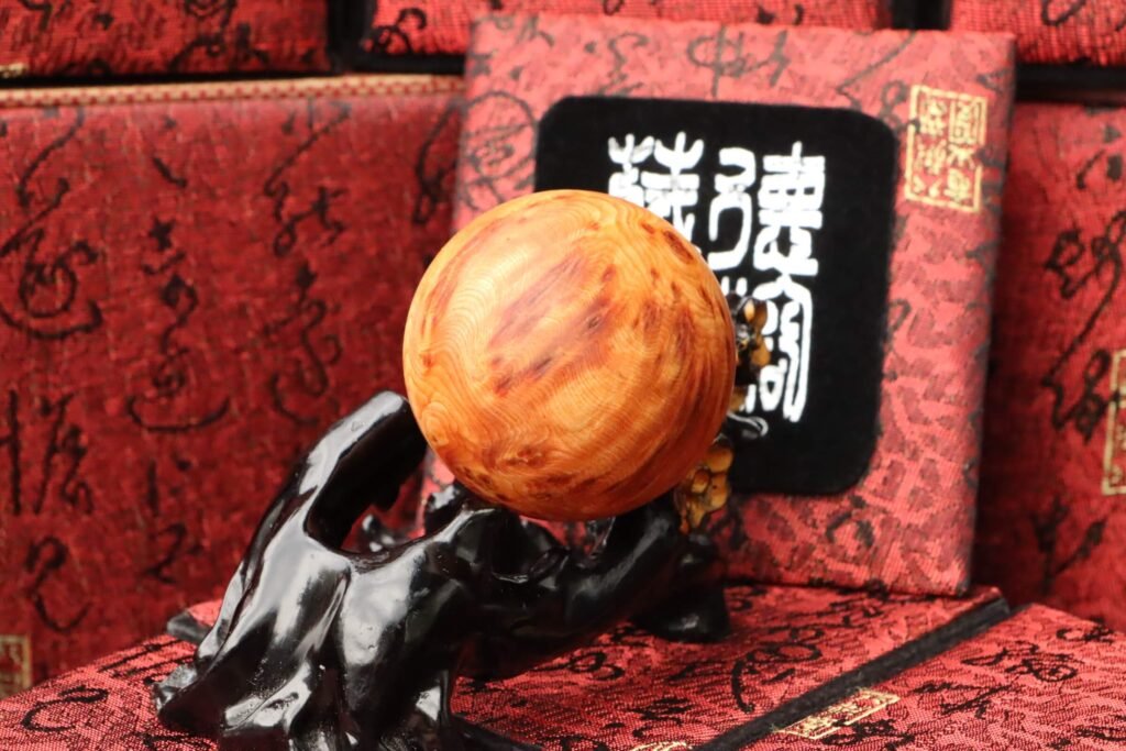 TIBUKKYO台灣德榕藏品|太行崖柏貢珠 50mm|高油微瘤疤|崖柏手把件