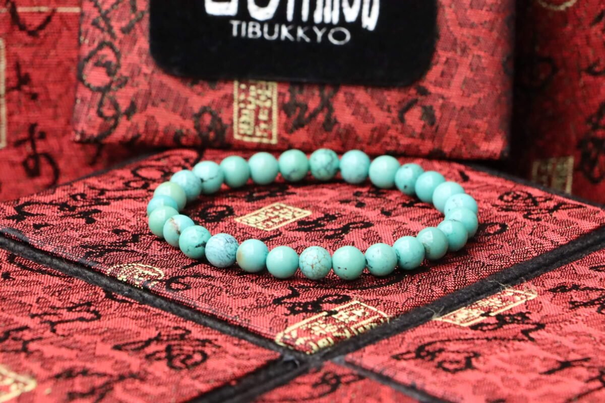 TIBUKKYO德榕藏品｜原礦天然綠松石手珠念珠 6mm圓珠