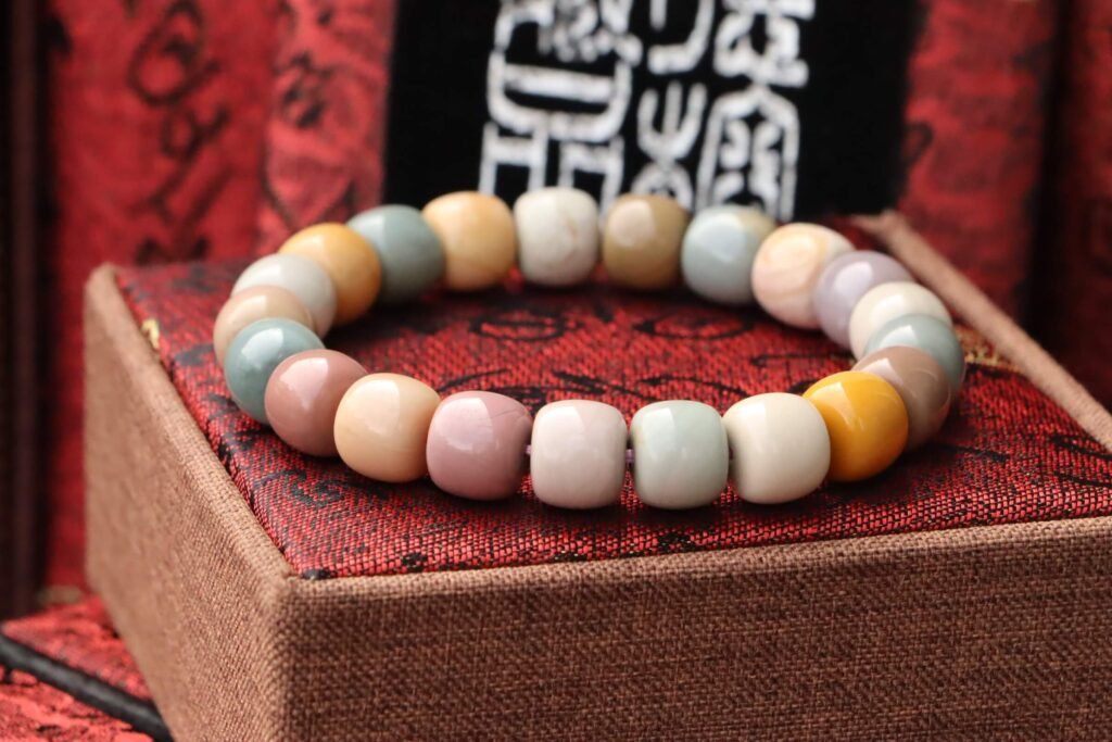 台灣德榕藏品｜原礦阿拉善瑪瑙手珠 11x10mm桶珠