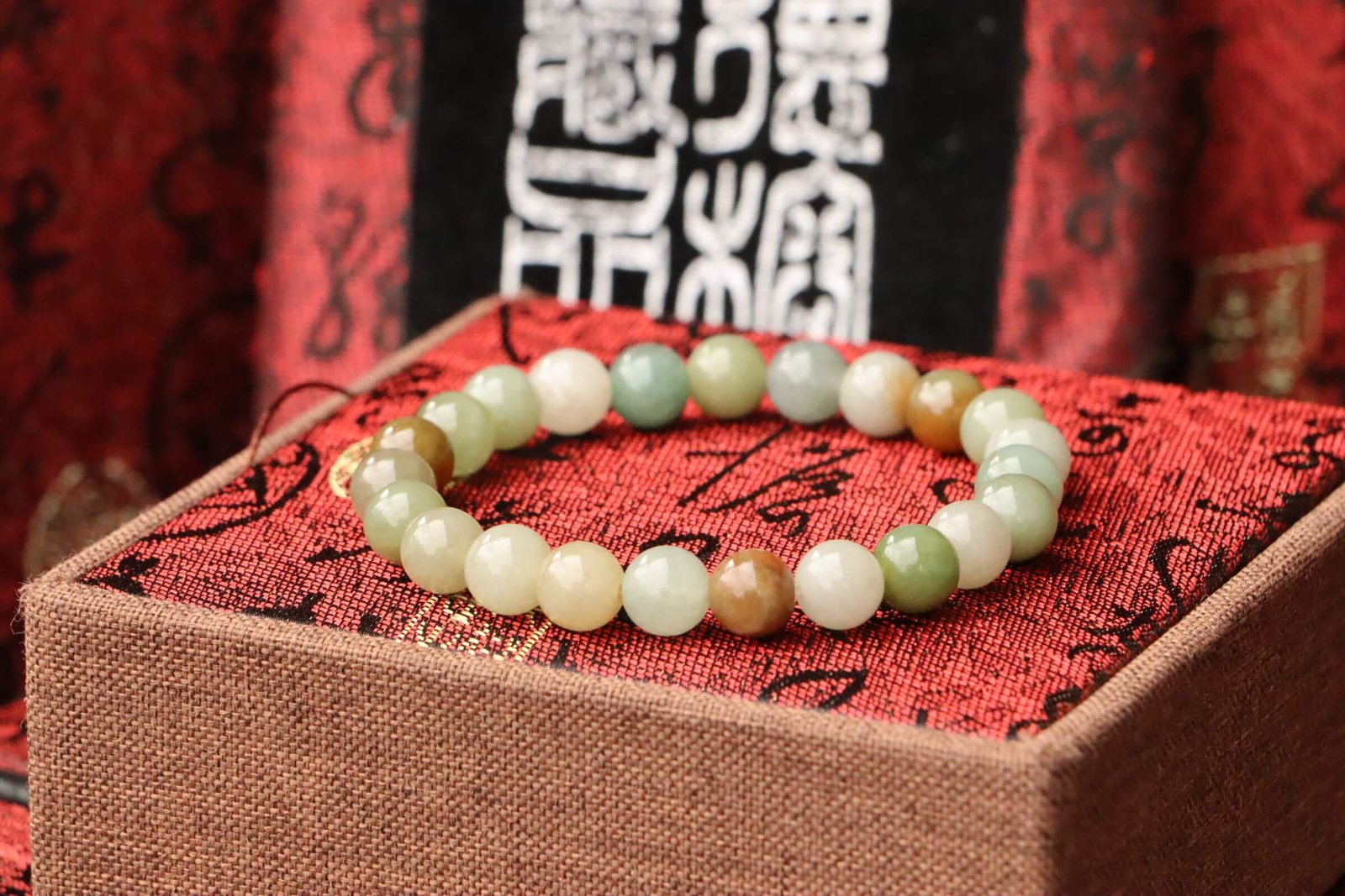 台灣德榕藏品|天然多寶翡翠手珠 8mm圓珠 緬甸玉翡翠A貨